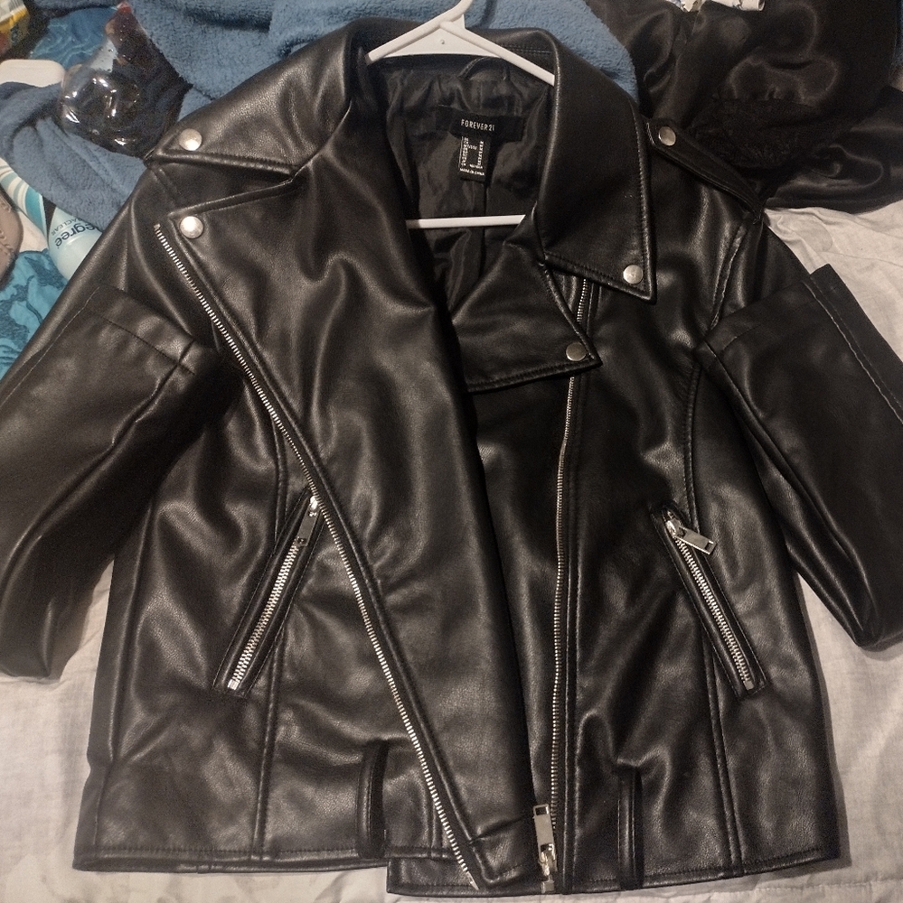 Leather jacket